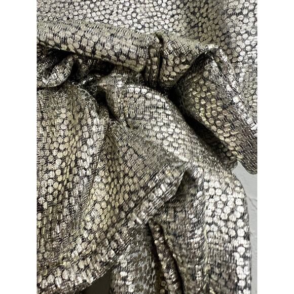 Skies Are Blue Gold Wide Leg Pants Small NWT - Picture 2 of 6